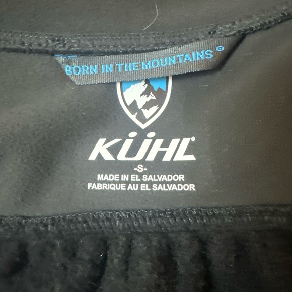 Kuhl Women Medium Black Savina Alfpaca Fleece Parka Sweater Metal Button‎ Jacket - Picture 4 of 8